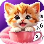 Lovely Color-Paint by number icon