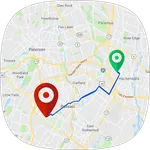 GPS Route Finder + Location sh icon