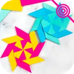 Make Origami Paper Ninja Star icon