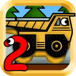 Kids Trucks: Puzzles 2 - Gold icon