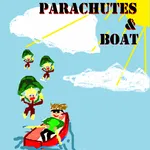 Parachutes and Boat icon