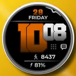 RACE - Big digital watch face icon