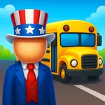 Nations bus parking game app icon