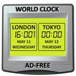 World Clock Dual Digital Clock icon