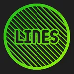 Lines Circle - Neon Icon Pack icon