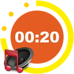 Interval timer with music icon