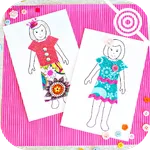 DIY Paper Doll Dress Up Making icon