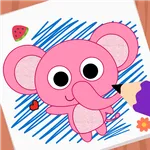 Purple Pink Coloring Book icon