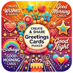 All Wishes Greeting Card maker icon