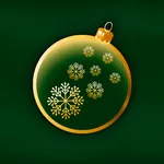 Xmas green & gold theme icon