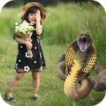 Snake in Photo: Prank Friends icon