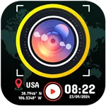 GPS Map HD Camera Video Camera icon