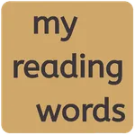 my reading words icon