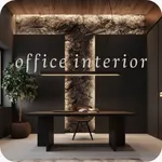 Office interior , Office decor icon