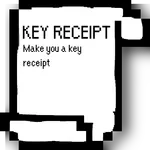 Key Receipt light icon