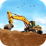 Excavator Construction Machine icon