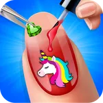 Nail Salon Girl Make up Games icon