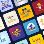 Labour Day Post Maker icon