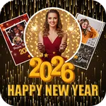 New Year 2026 Photo Frame Wish icon