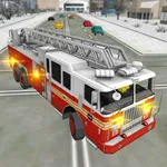 Fire Truck Flying Car icon