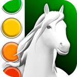 Horse Coloring Book 3D icon