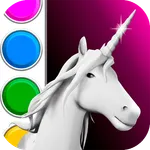 Unicorn 3D Coloring Book icon
