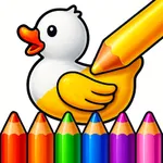 Kids Drawing & Coloring Game icon
