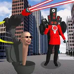 Merge Toilet Camera Battle icon