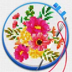 Cross Stitch: Coloring Art icon