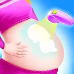 Mommy & newborn babyshower icon