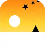 jumping and bouncing ball icon
