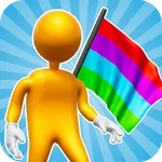 Flag Runner Game: Flag Painter icon