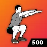 500 Squats: Home Workout icon