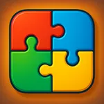 Jigsaw picture puzzles game icon