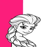 Princess Coloring Game icon