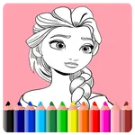 Princess Coloring:Drawing Game icon