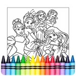 Princess Coloring:Drawing Game icon