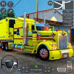 America Cargo Truck Driving 3D icon