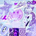 Purple Preppy Wallpaper HD icon