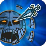 KFRUIT - knife into fruit icon