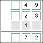 I calculate in writing. icon