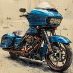 Harley Davidson Wallpaper 8K icon