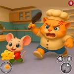 Chef Cat vs Mouse House Chaos icon
