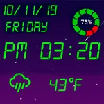 night talking clock icon