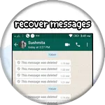 recover messages for whats icon