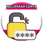 recuperar conta e senha icon