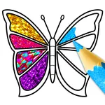 Glitter Butterfly Coloring - L icon