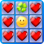 pairs match  memory game. icon