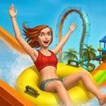Water Slide Park Sim Games 3d icon