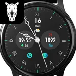 Black Analog watch face icon